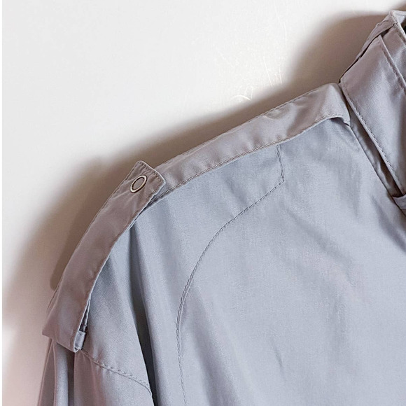 Members Only Vintage Light Gray Classic Iconic Racer Jacket - Picture 4 of 9